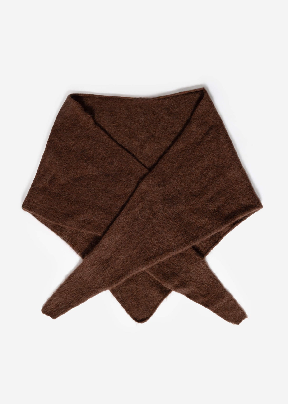 Triangle scarf - brown