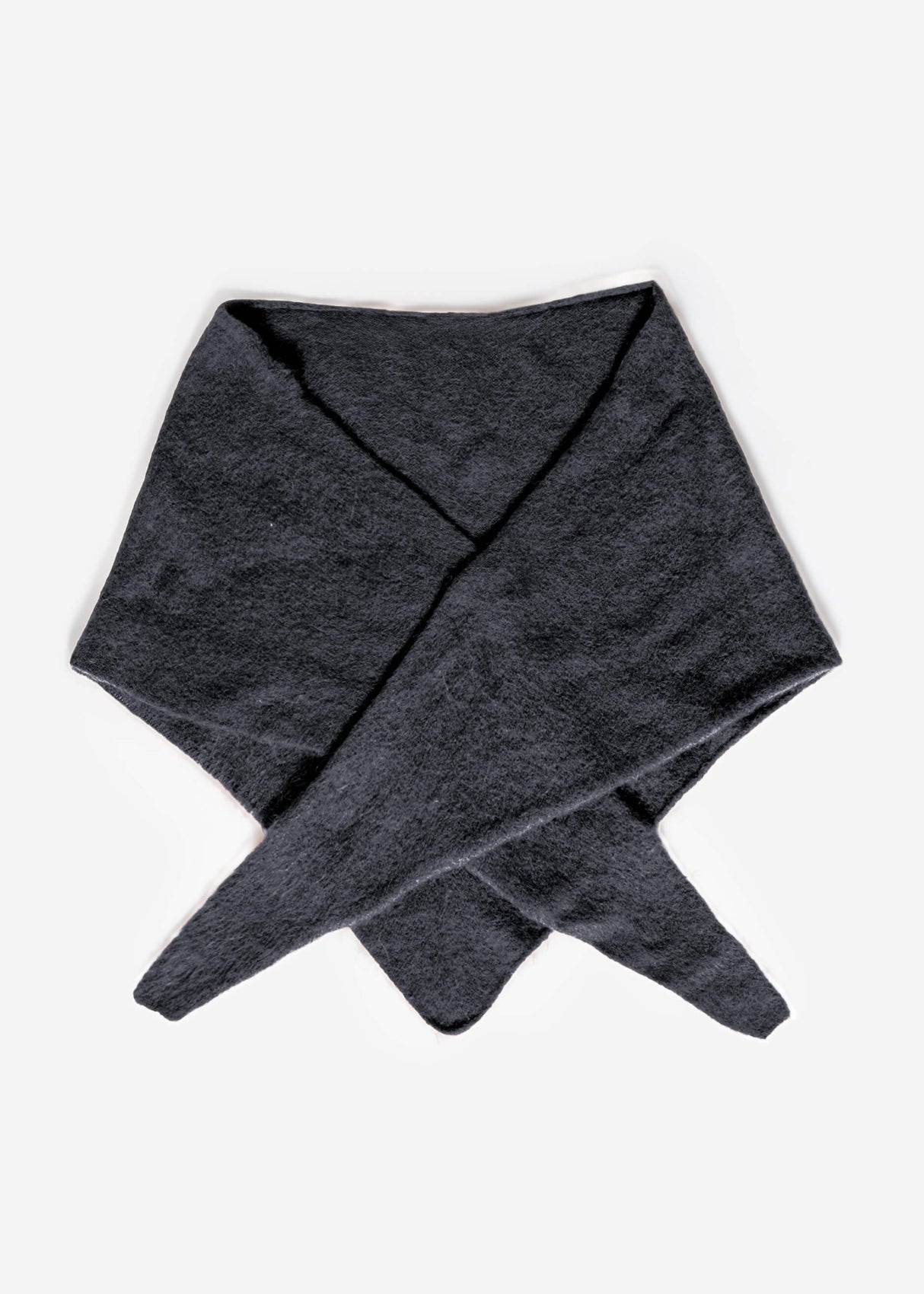 Triangular scarf - gray