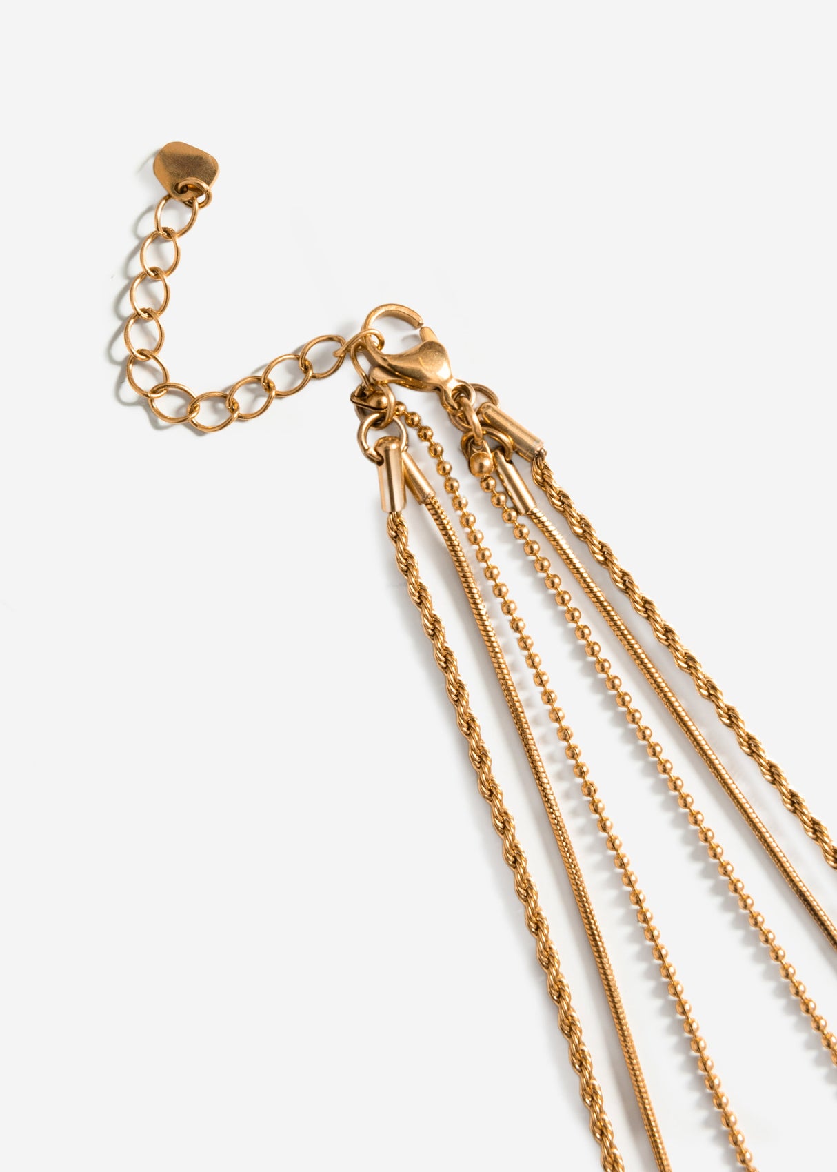 Triple necklace - gold