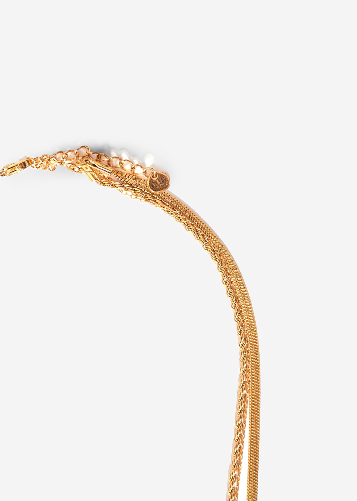 Triple necklace set - gold