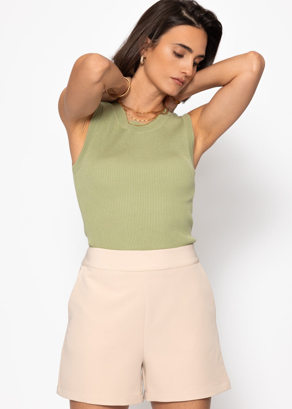 Elegante Shorts - beige