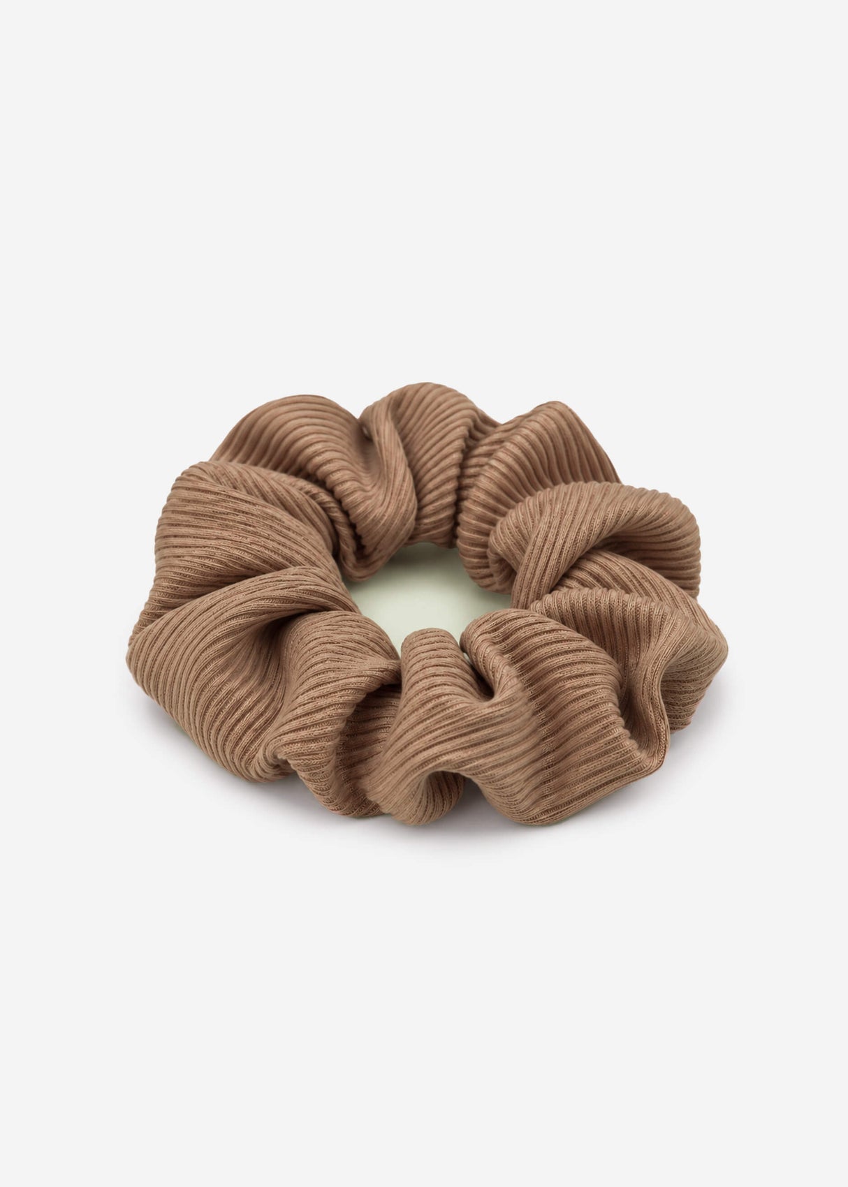 Gerippter Scrunchie - beige