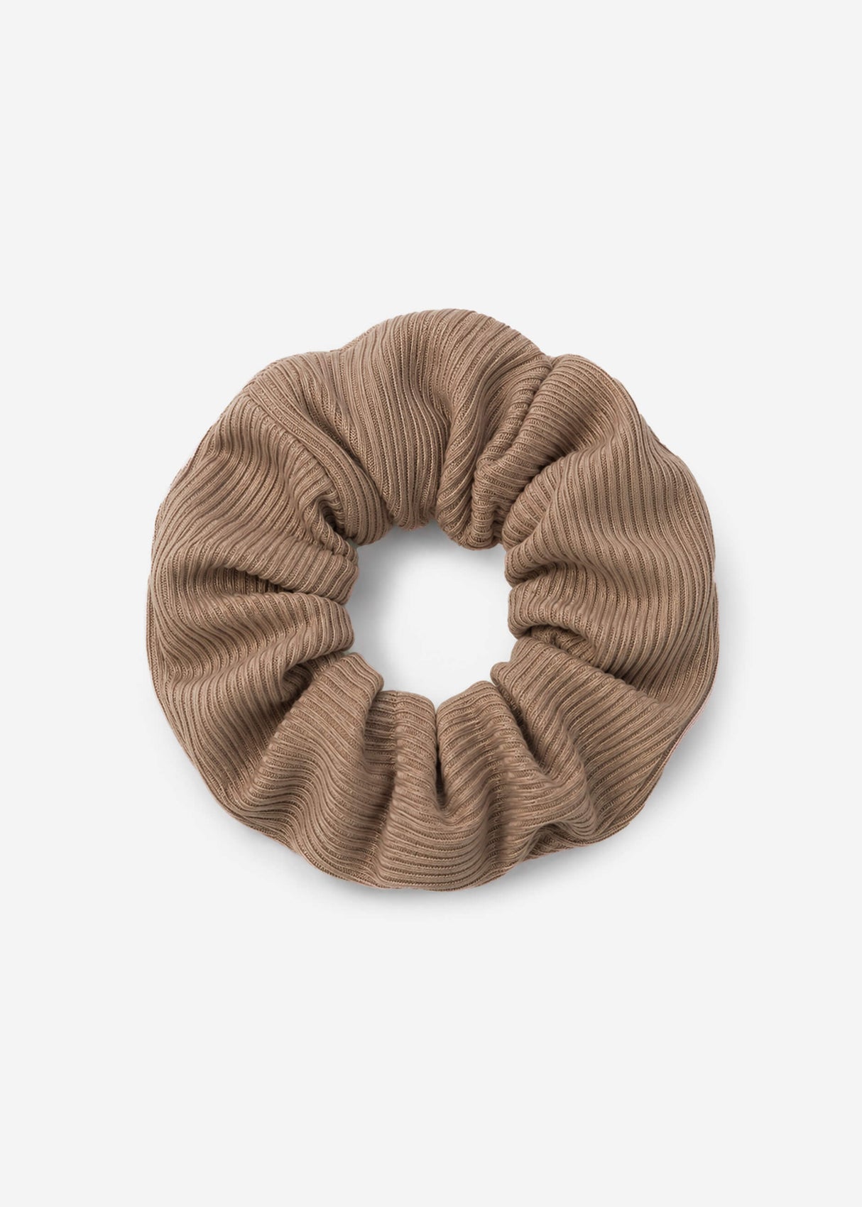 Gerippter Scrunchie - beige