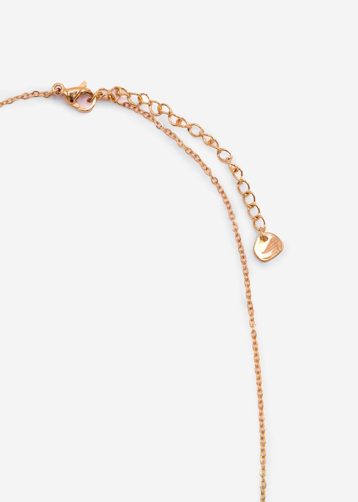 Halskette mit Mond Anhänger - gold