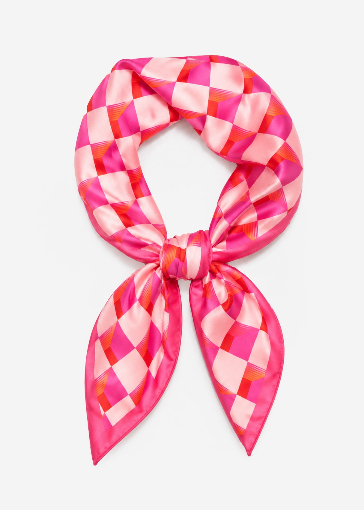 Halstuch im Retro-Look - pink