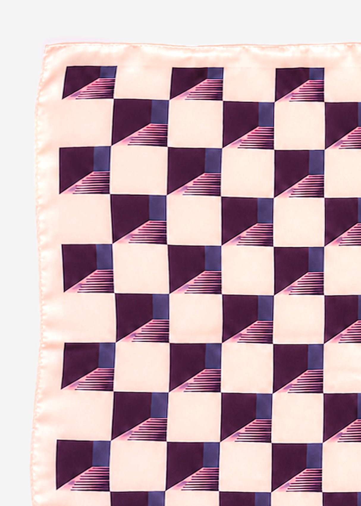 Halstuch im Retro-Look - rosa