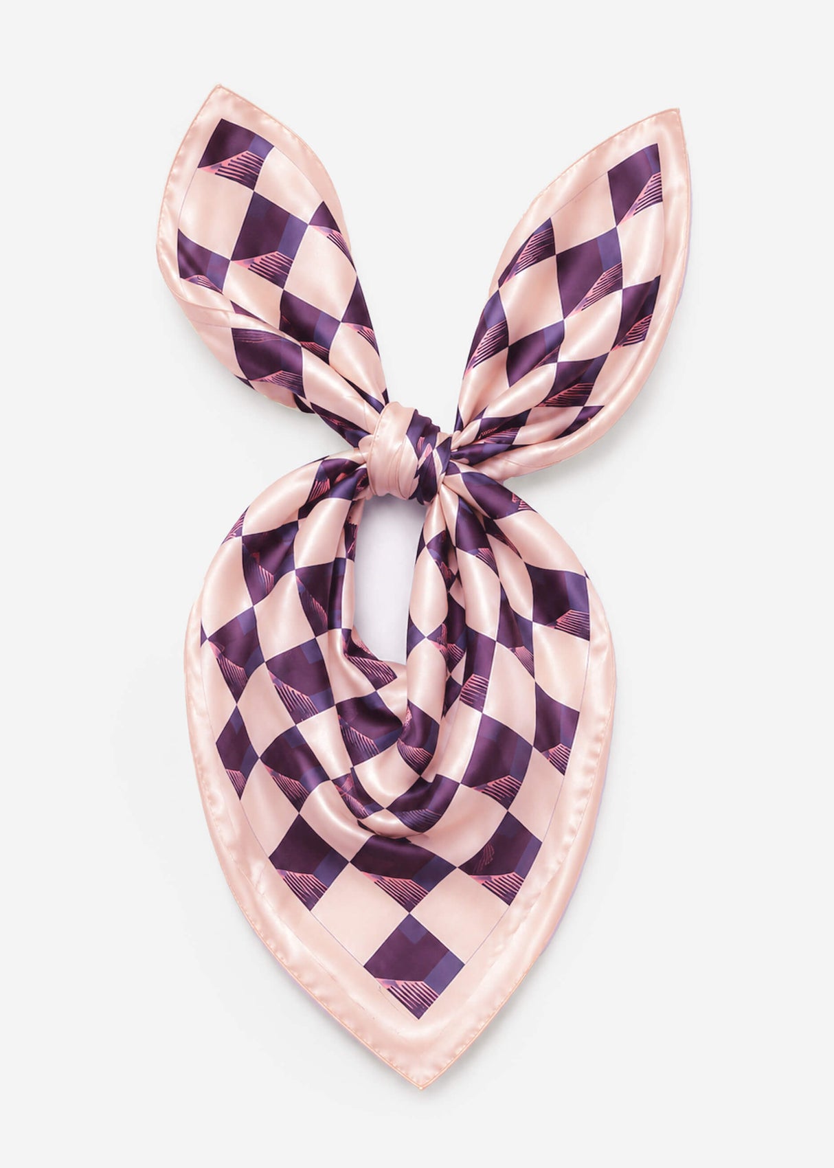 Halstuch im Retro-Look - rosa
