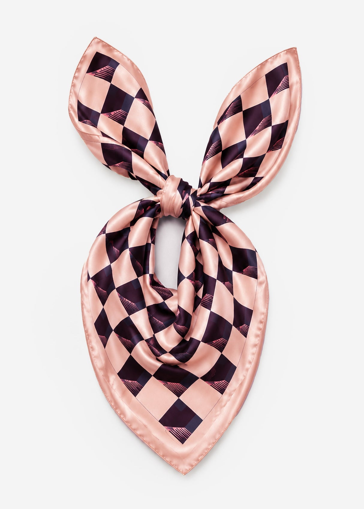 Halstuch im Retro-Look - rosa