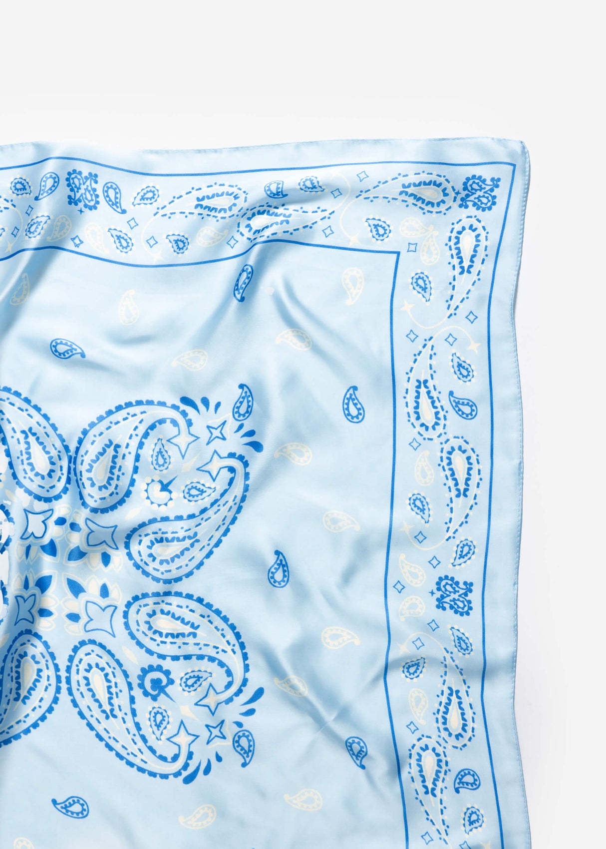 Halstuch mit Bandana-Print - blau