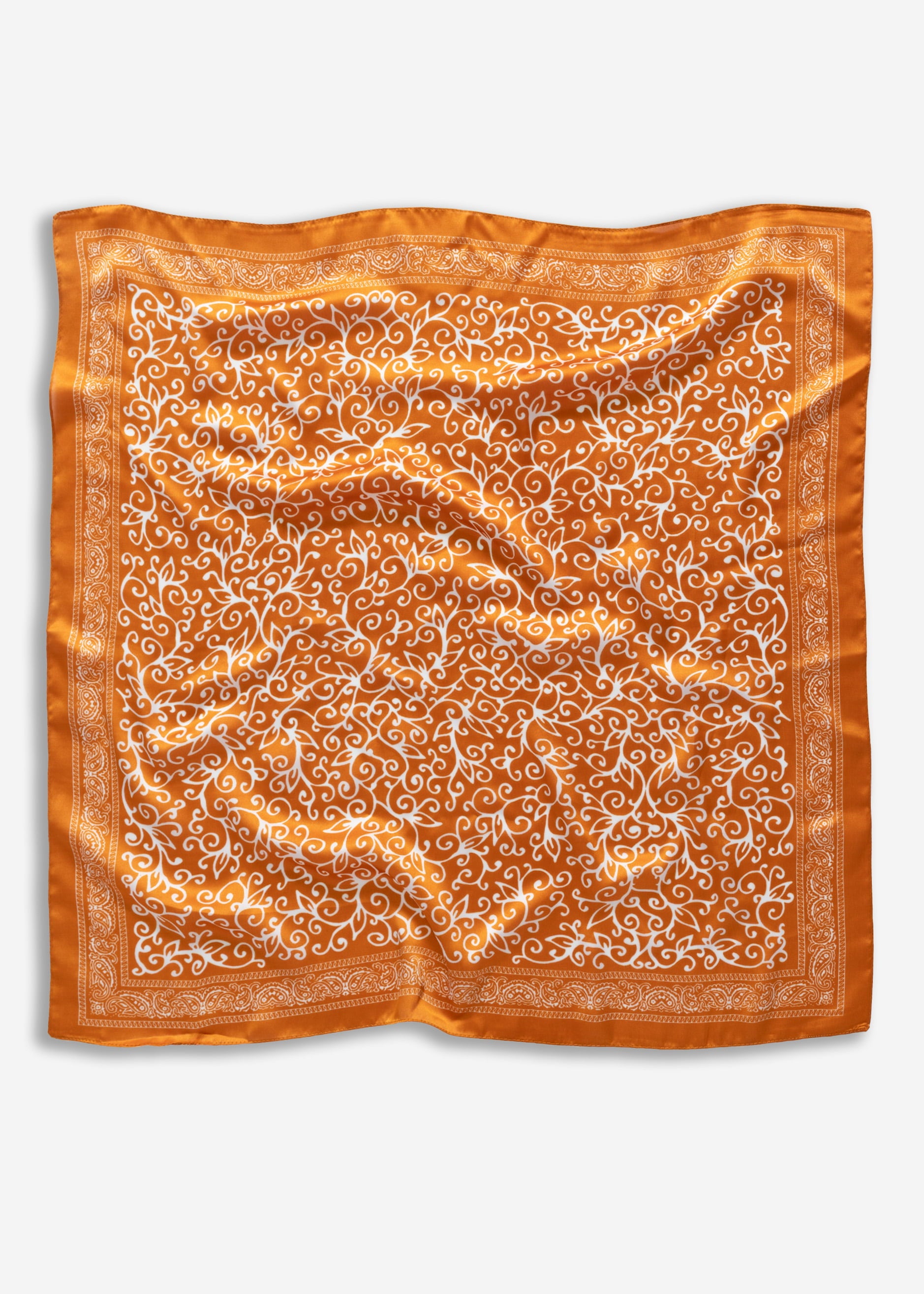 Halstuch mit filigranem Print - orange