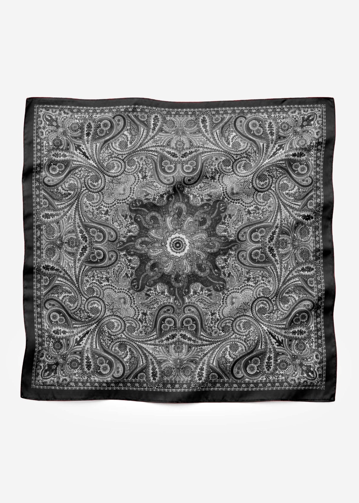 Halstuch mit Paisley-Print - schwarz