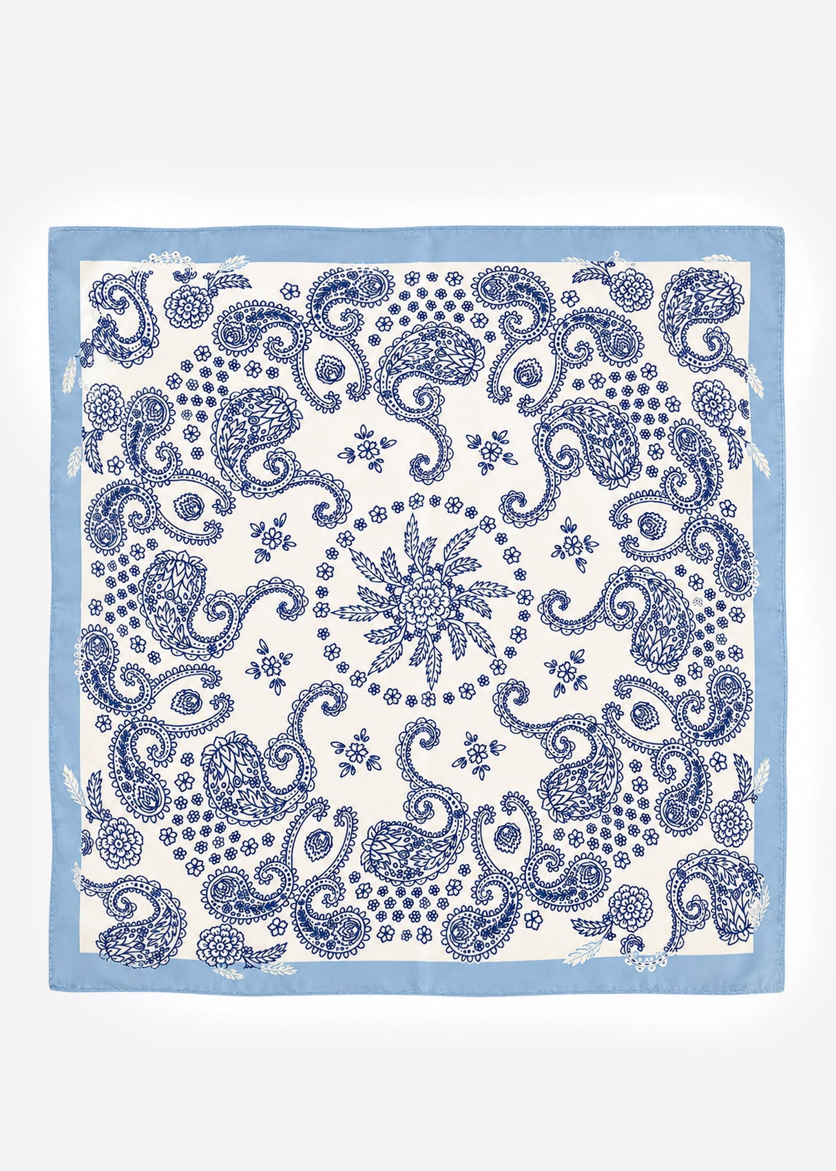 Halstuch mit Paisleymuster - blau