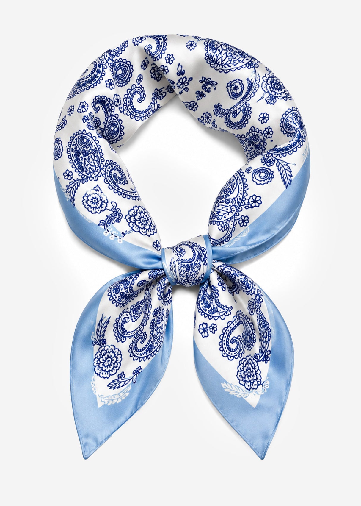 Halstuch mit Paisleymuster - blau