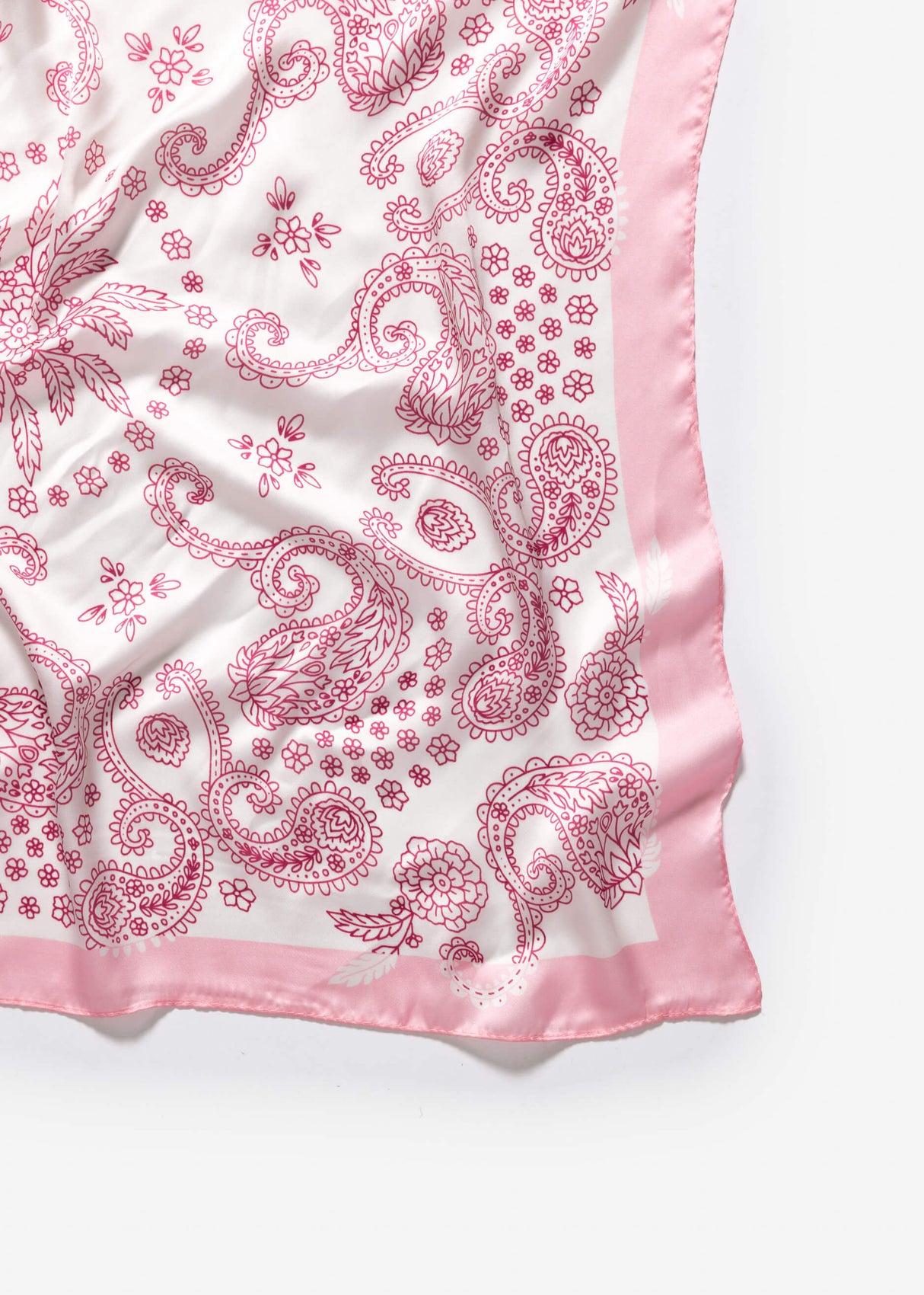 Halstuch mit Paisleymuster - rosa