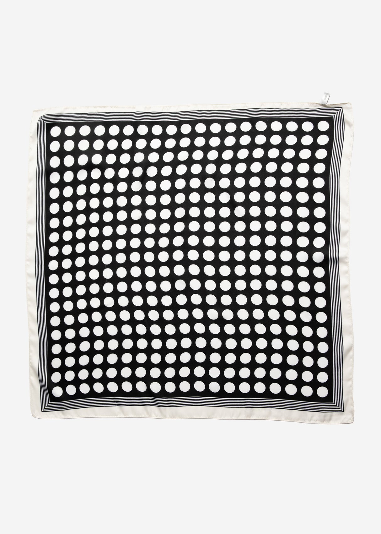 Polka Dot Scarf - Black