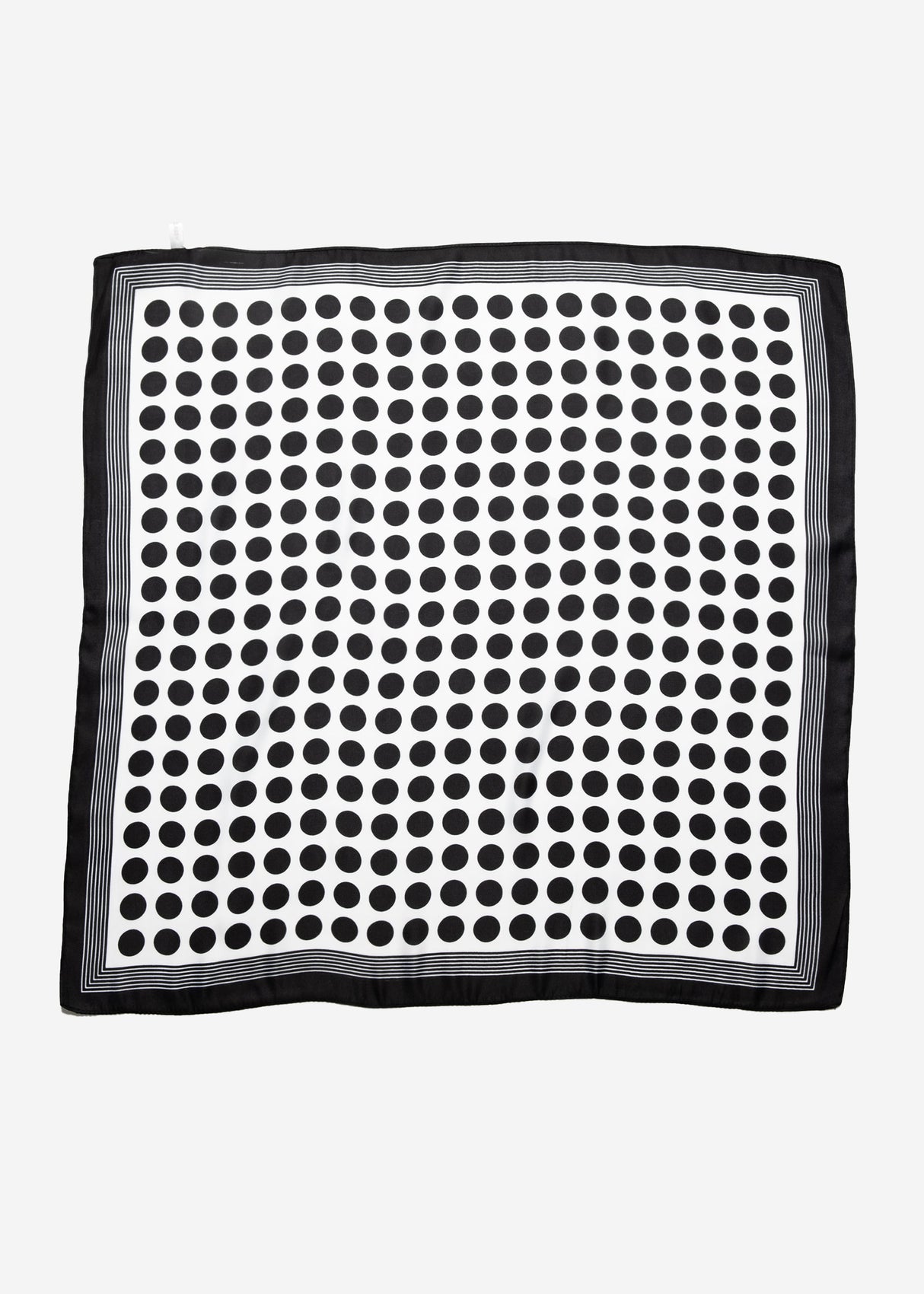 Halstuch mit Polka Dots - weiß