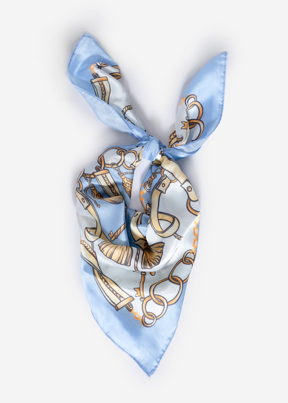 Halstuch mit Print - blau