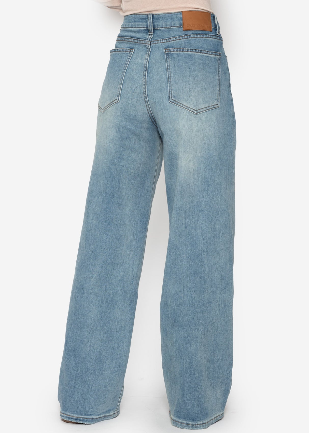 Wide-leg jeans - blue