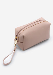 Small cosmetic bag with loop - pink