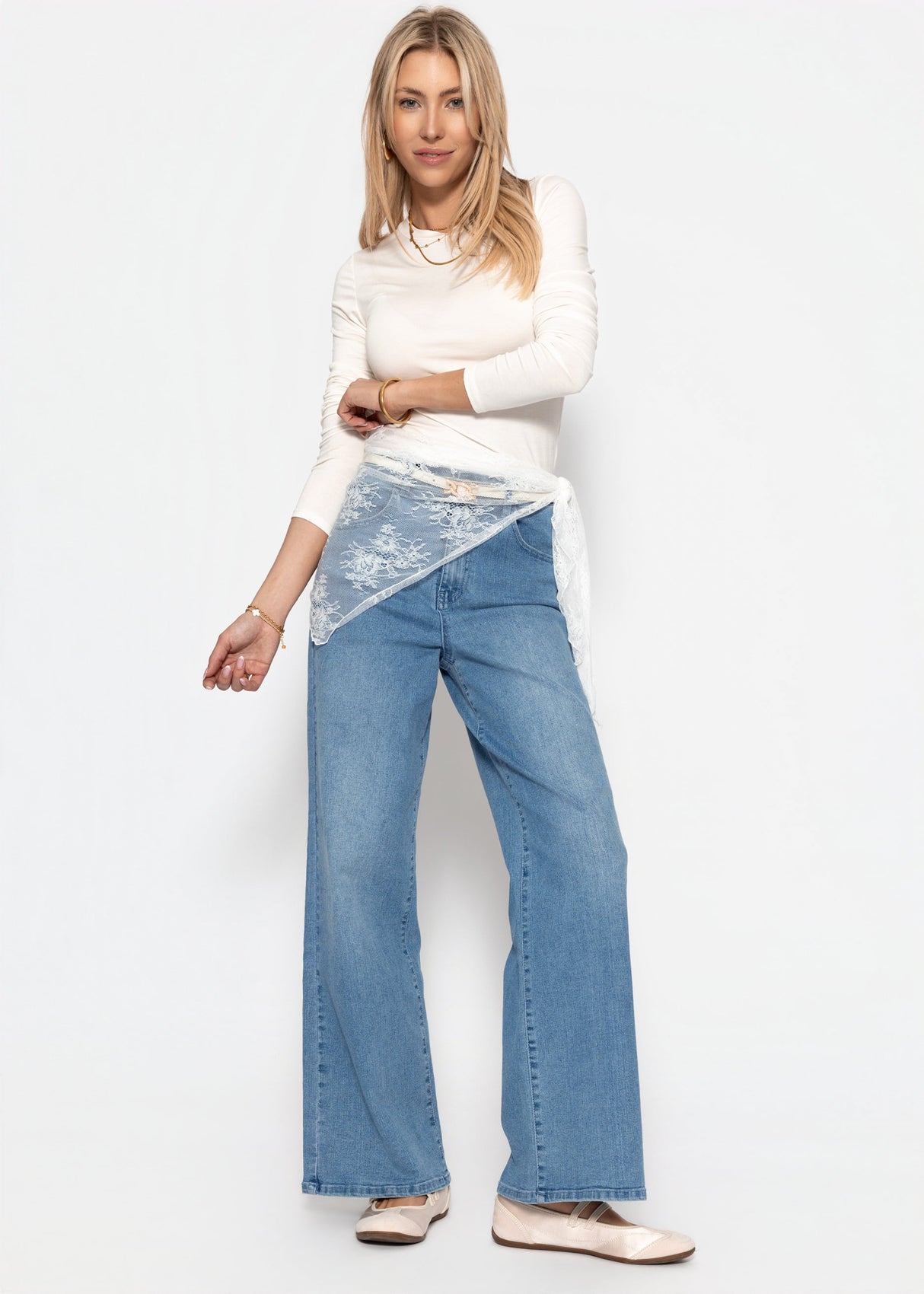 Long-sleeved shirt - Off-white