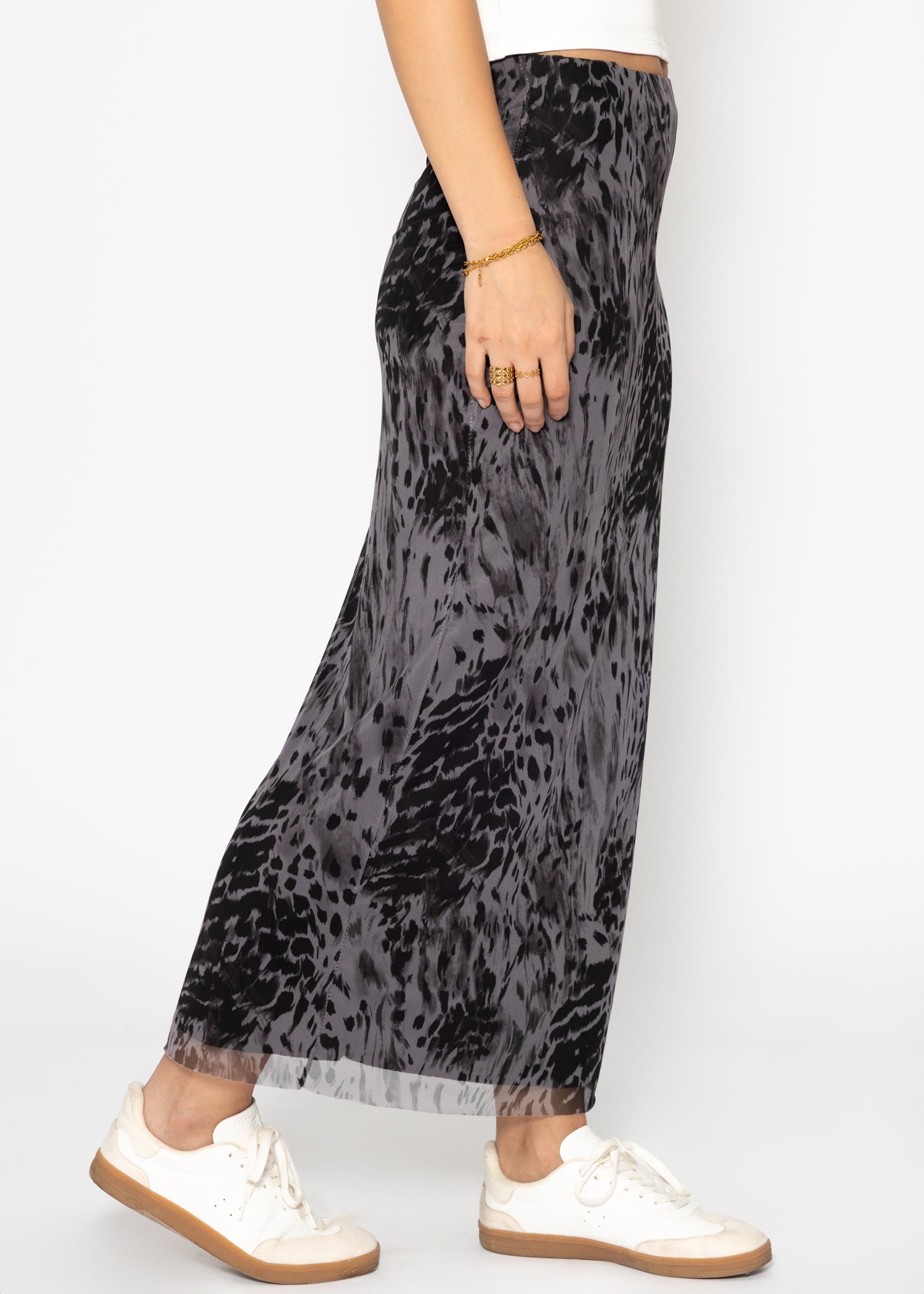 Leo Mesh Rock - grau