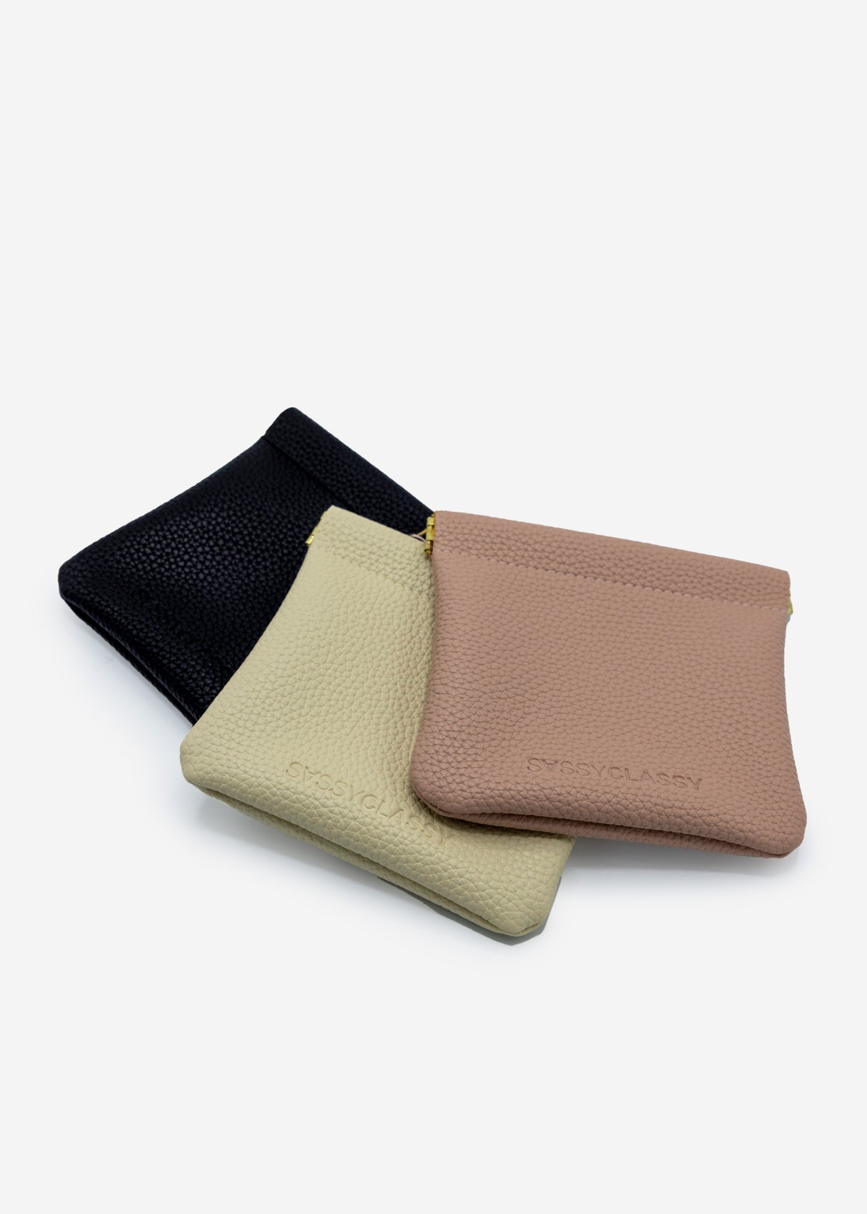 Marmorierter Haargummi - beige