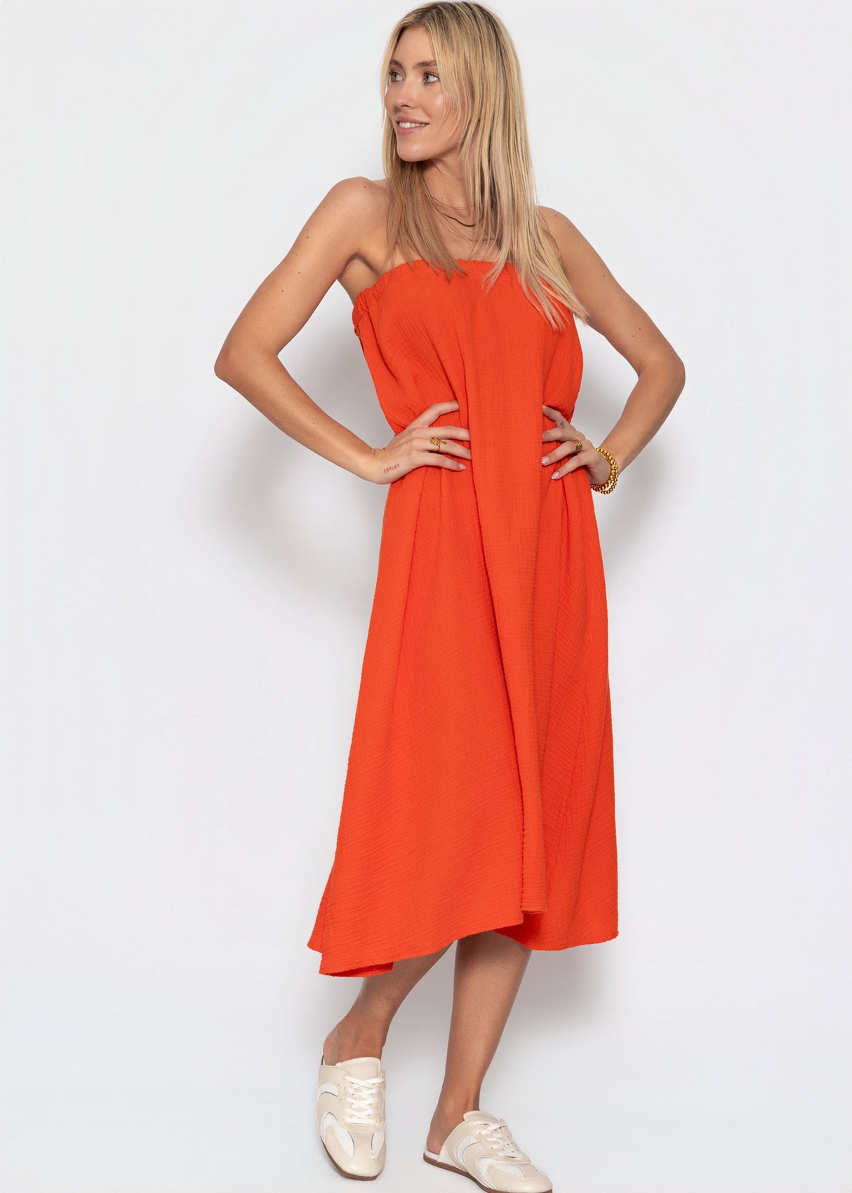Maxi Musselin Rock - orange