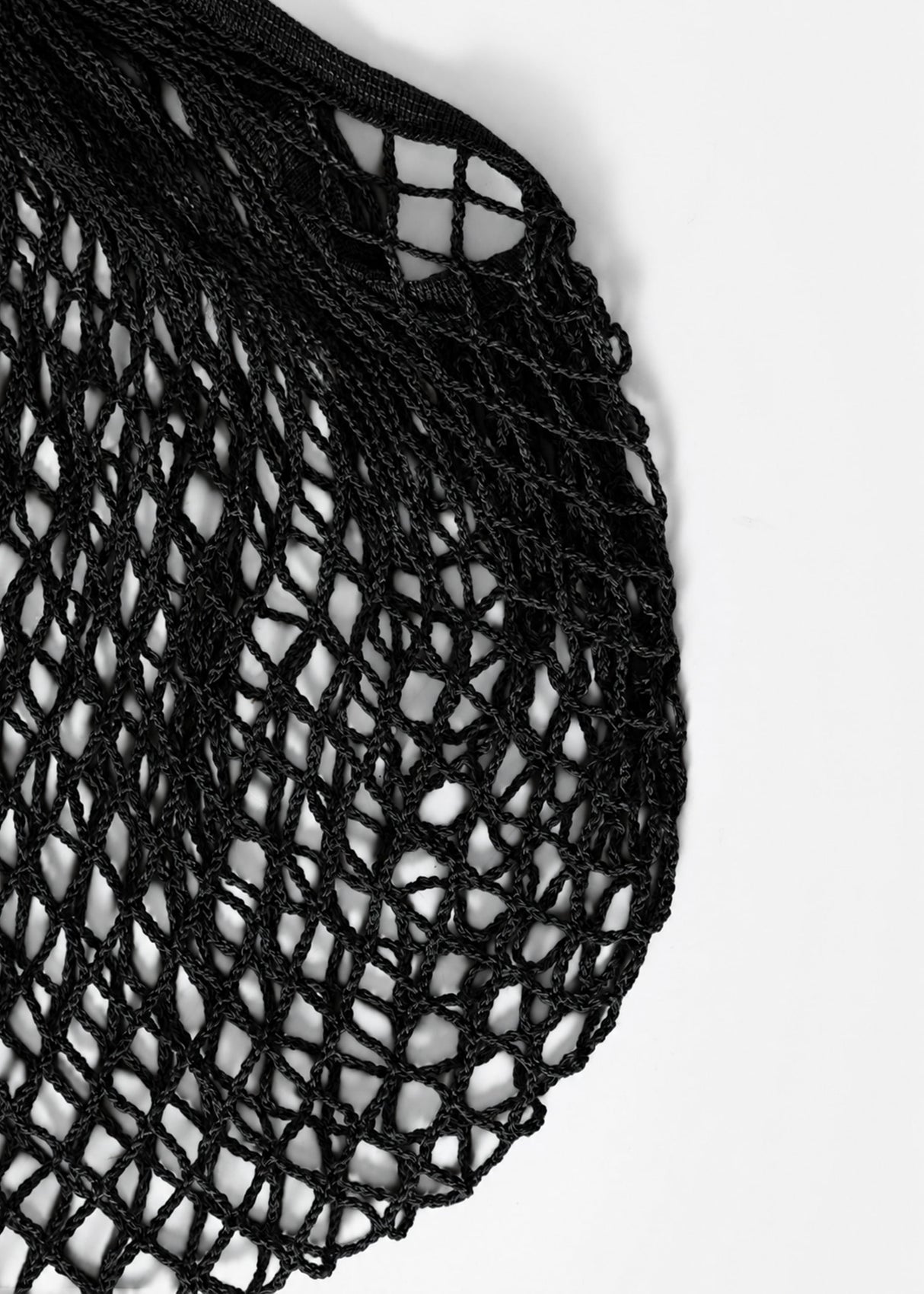 Mesh-Netztasche - schwarz