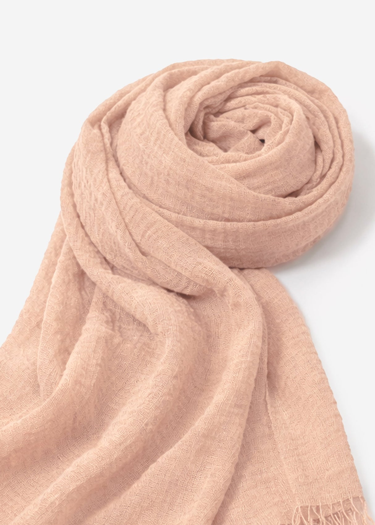 Musselin scarf nude
