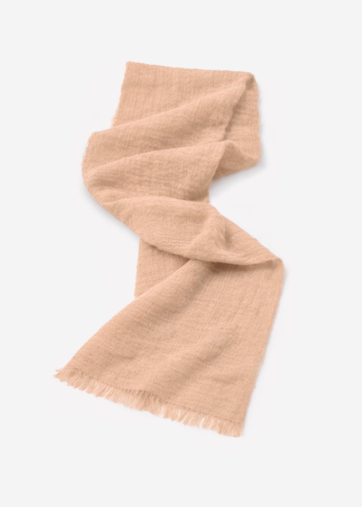 Musselin scarf nude