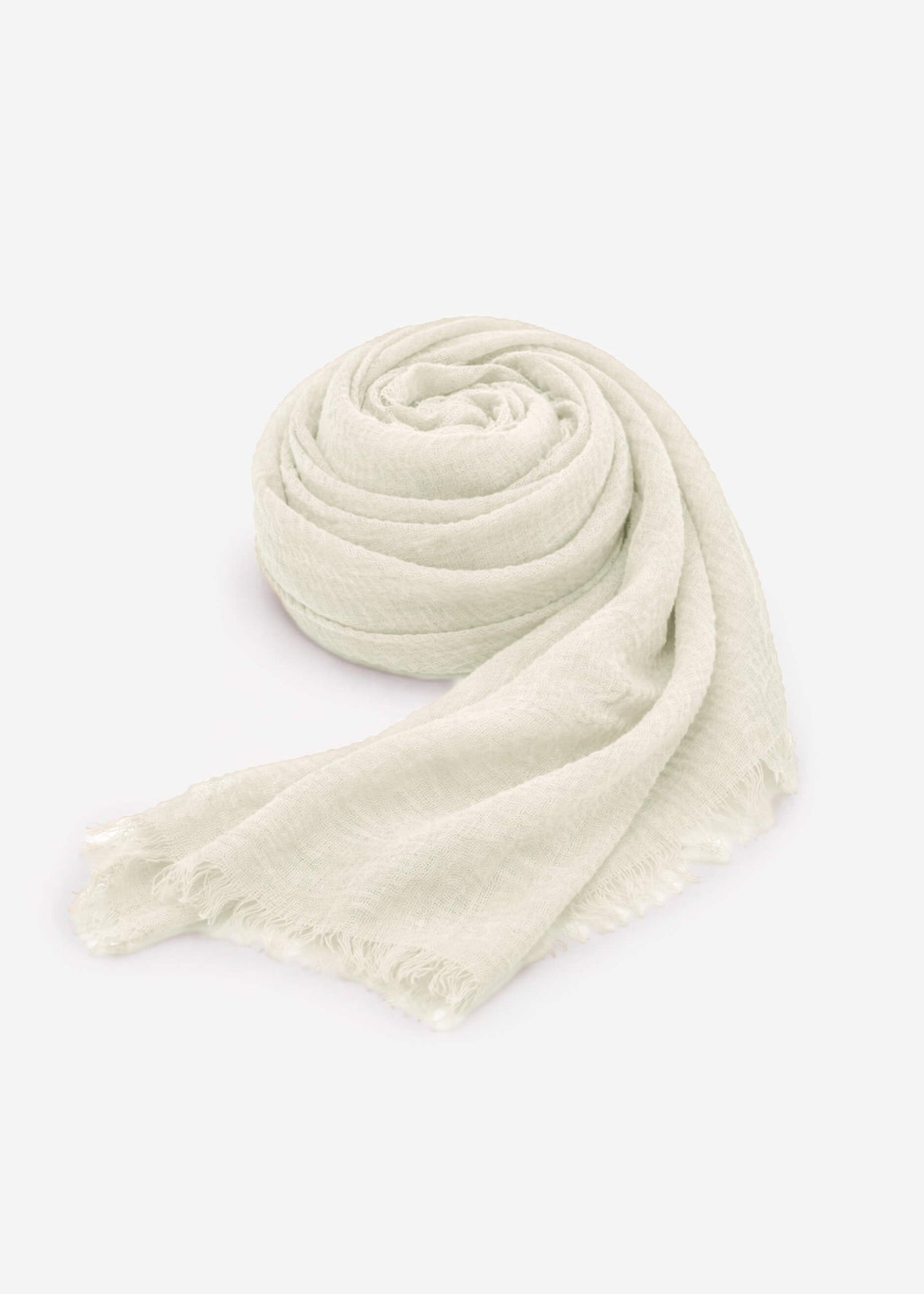 Muslin scarf, off-white
