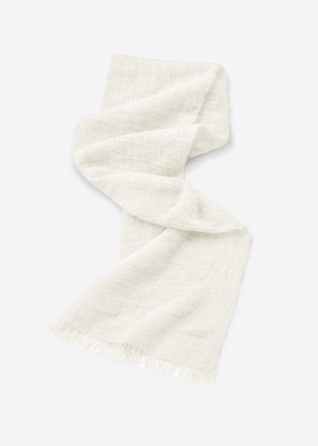 Muslin scarf, off-white