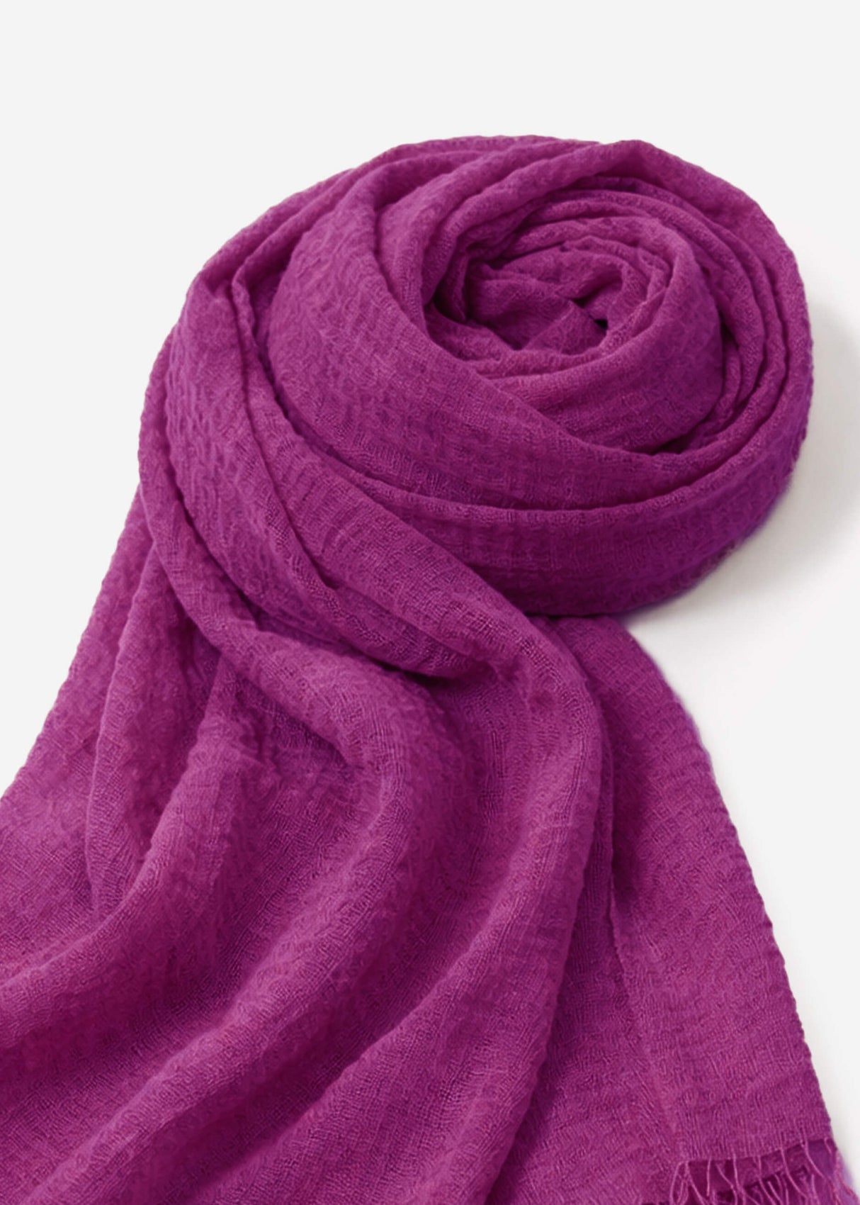 Muslin scarf, plum