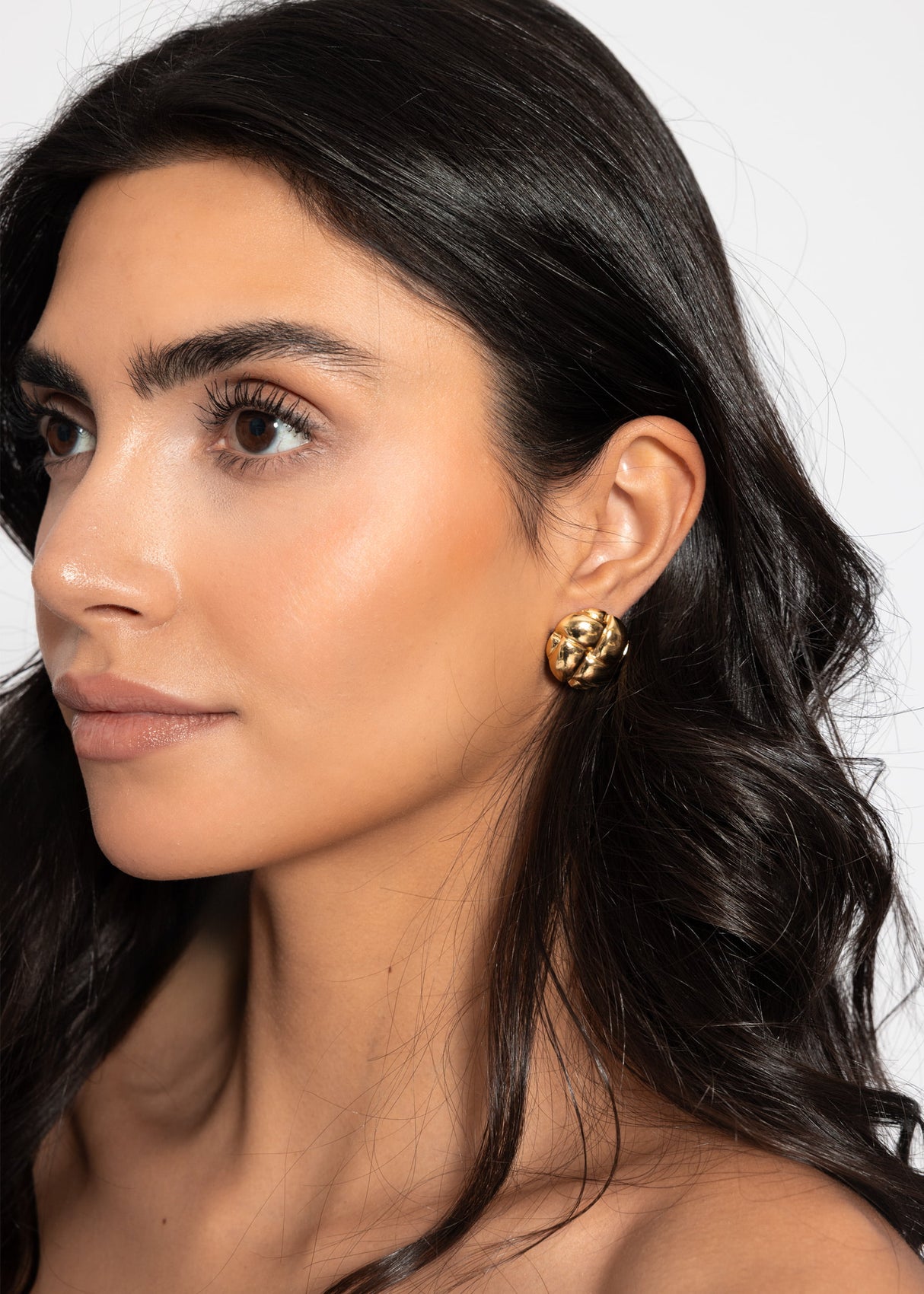 Ohrstecker mit Knoten-Design - gold