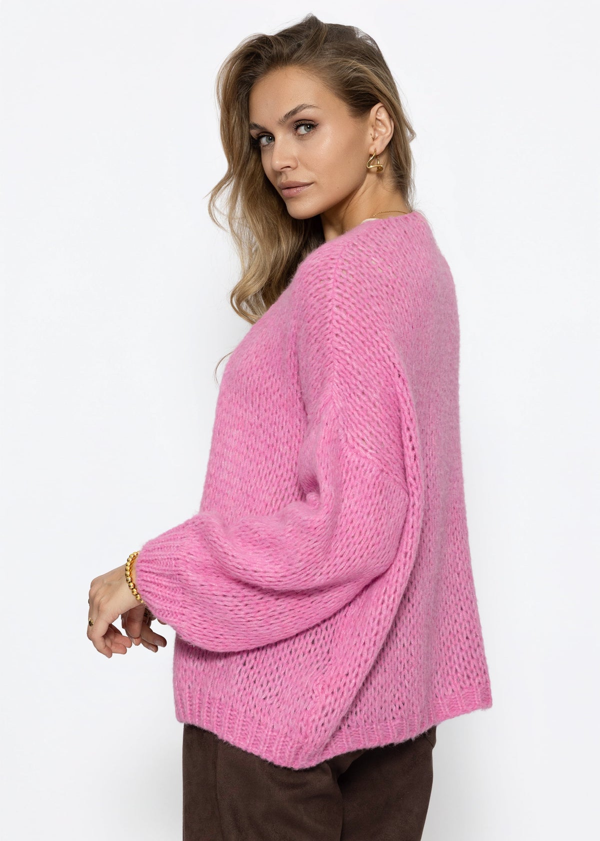 Oversize Cardigan - pink