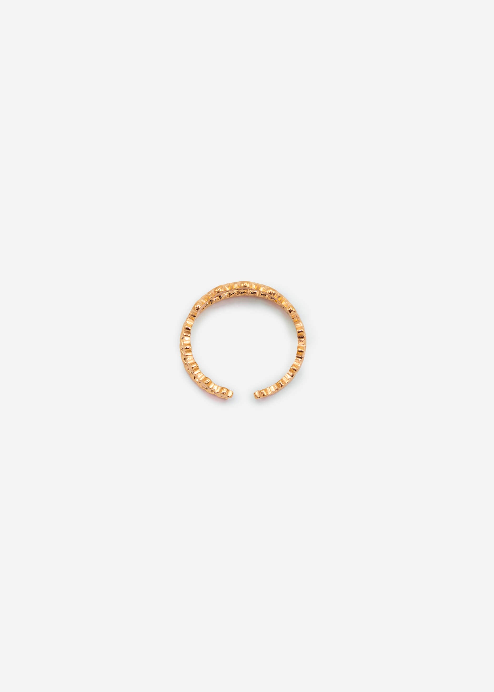 Ring mit Schmucksteinchen - gold