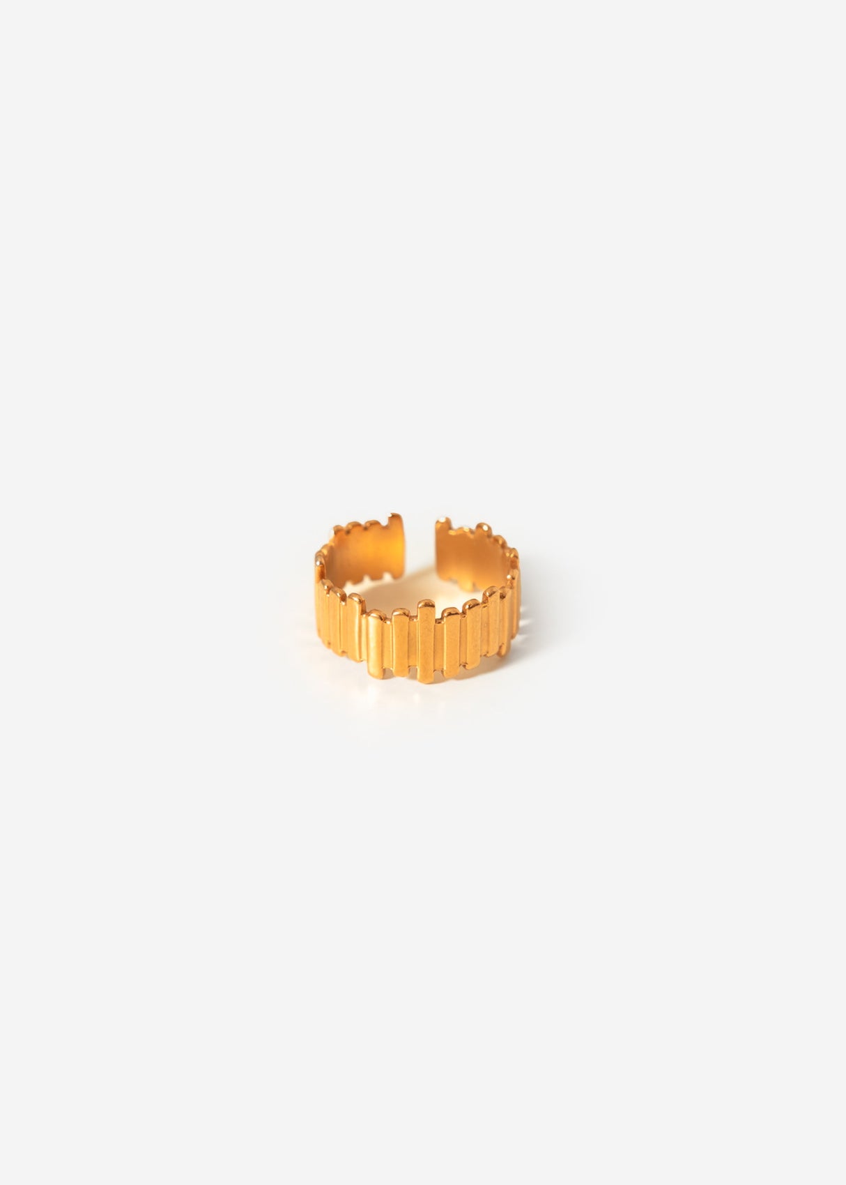 Textured ring - gold