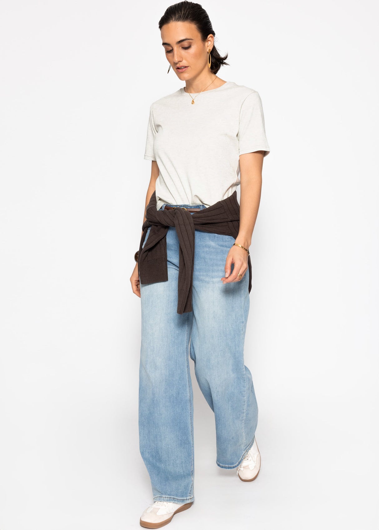 Crew neck T-shirt - grey