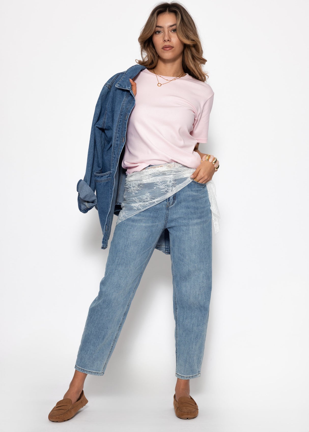 Crew neck T-shirt - pink