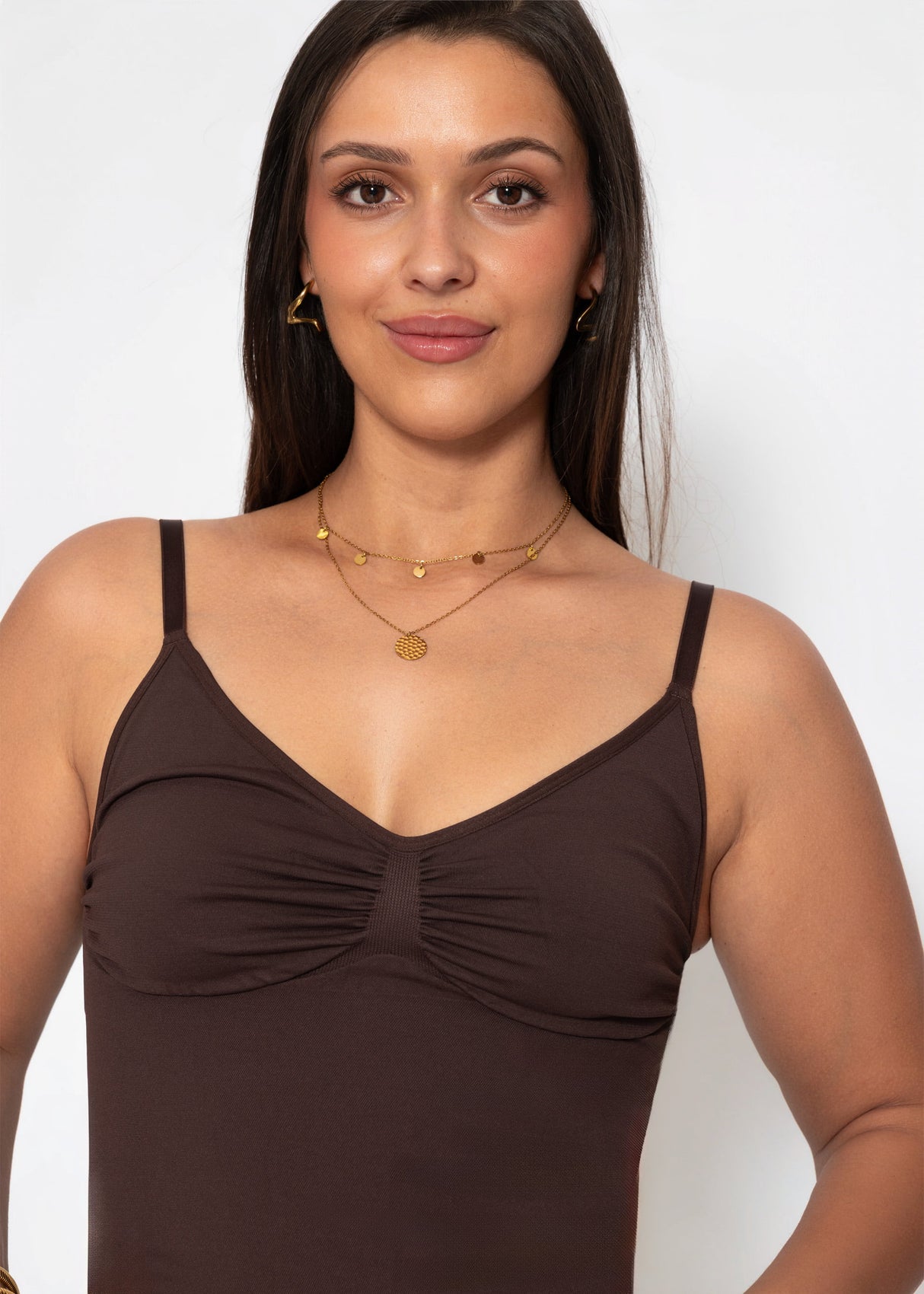Sculpting Shapewear Top - braun