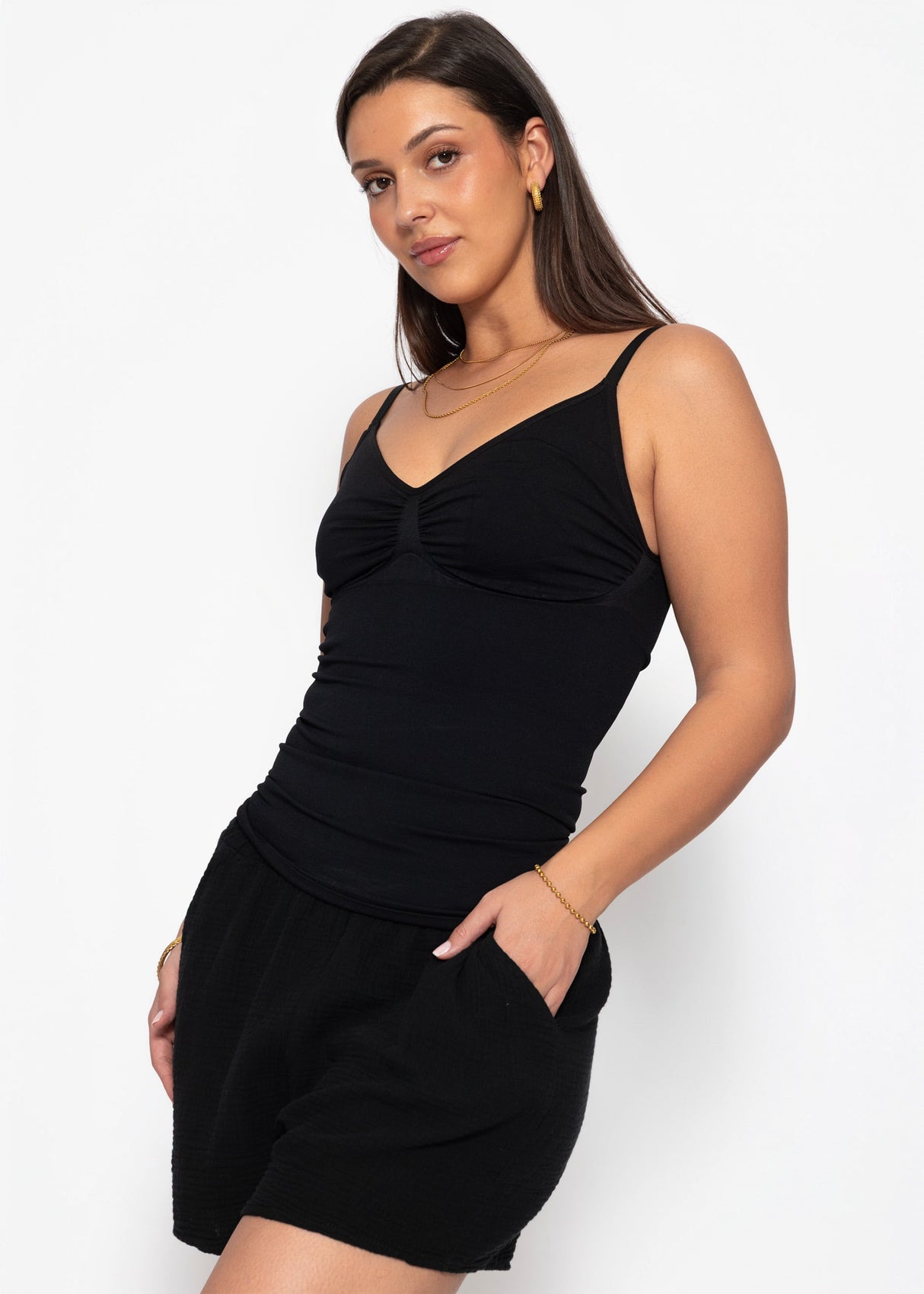 Sculpting Shapewear Top - schwarz