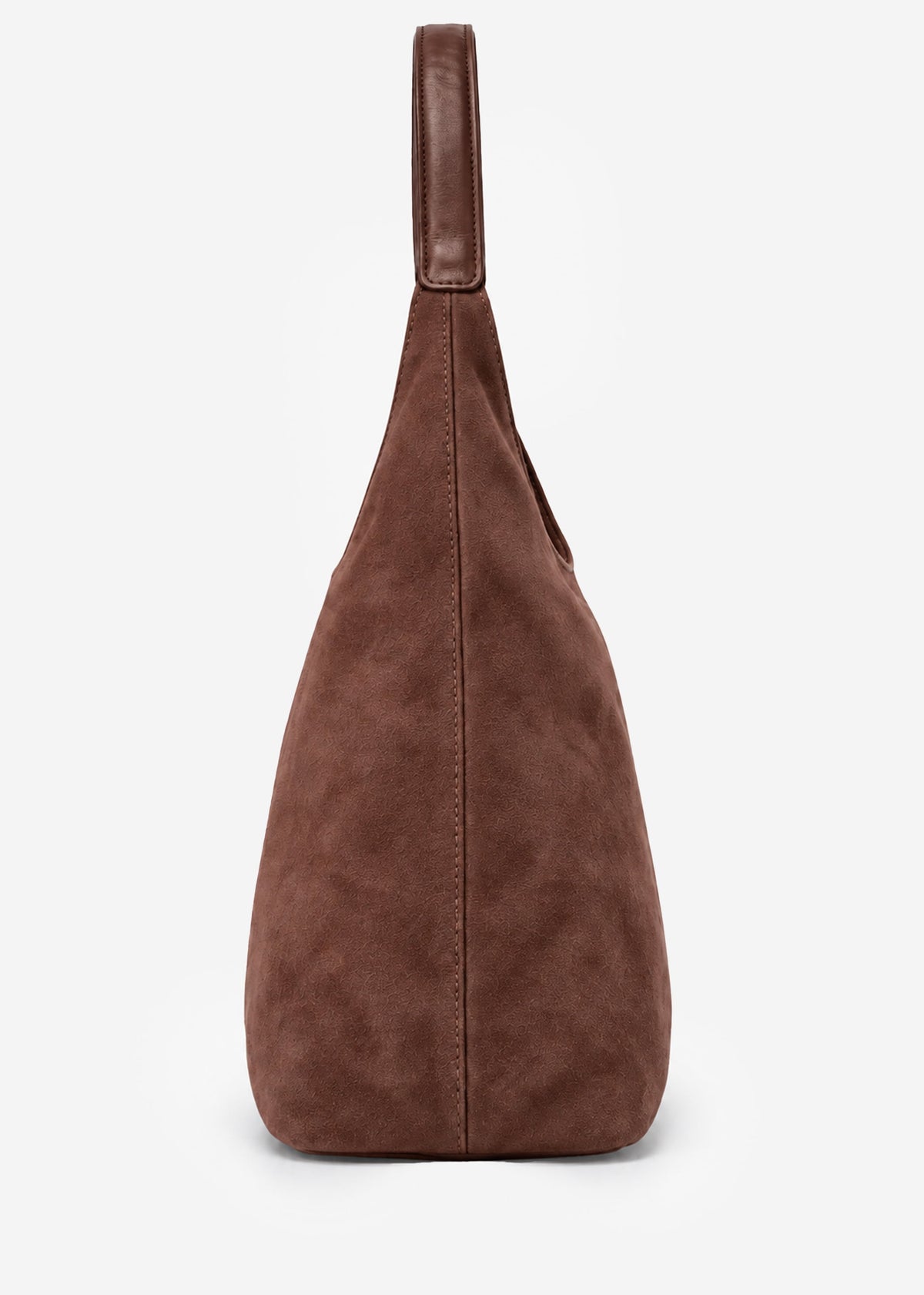 Shopper in Wildleder-Optik - braun