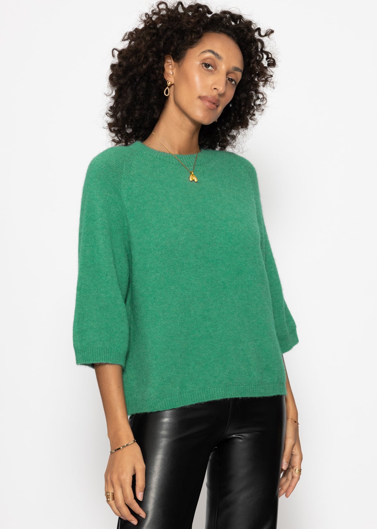 Knit top - green