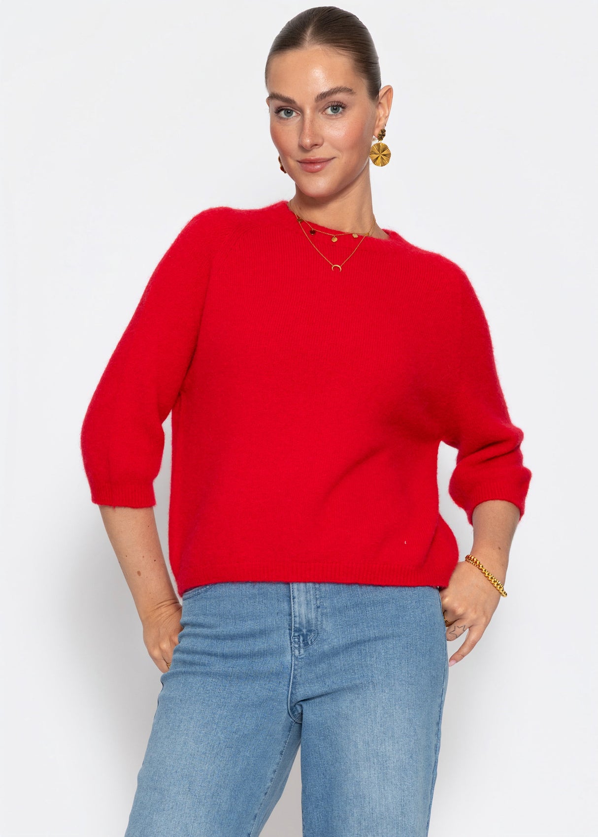 Knit top - red
