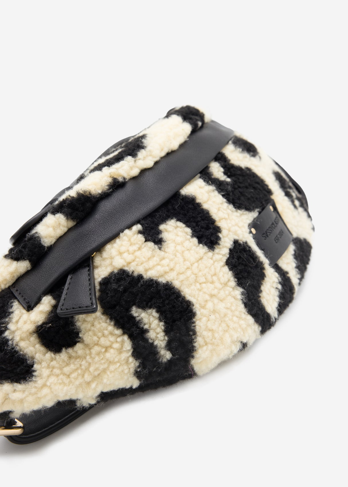 Teddy Umhängetasche mit Leoprint - beige