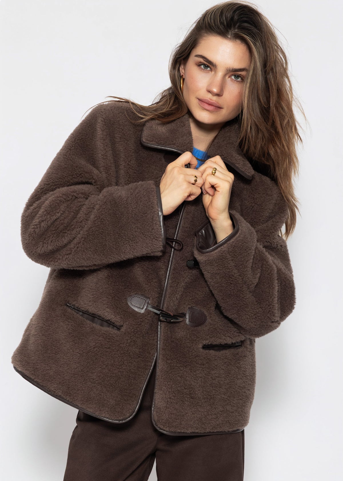 Teddyfell Jacke - braun