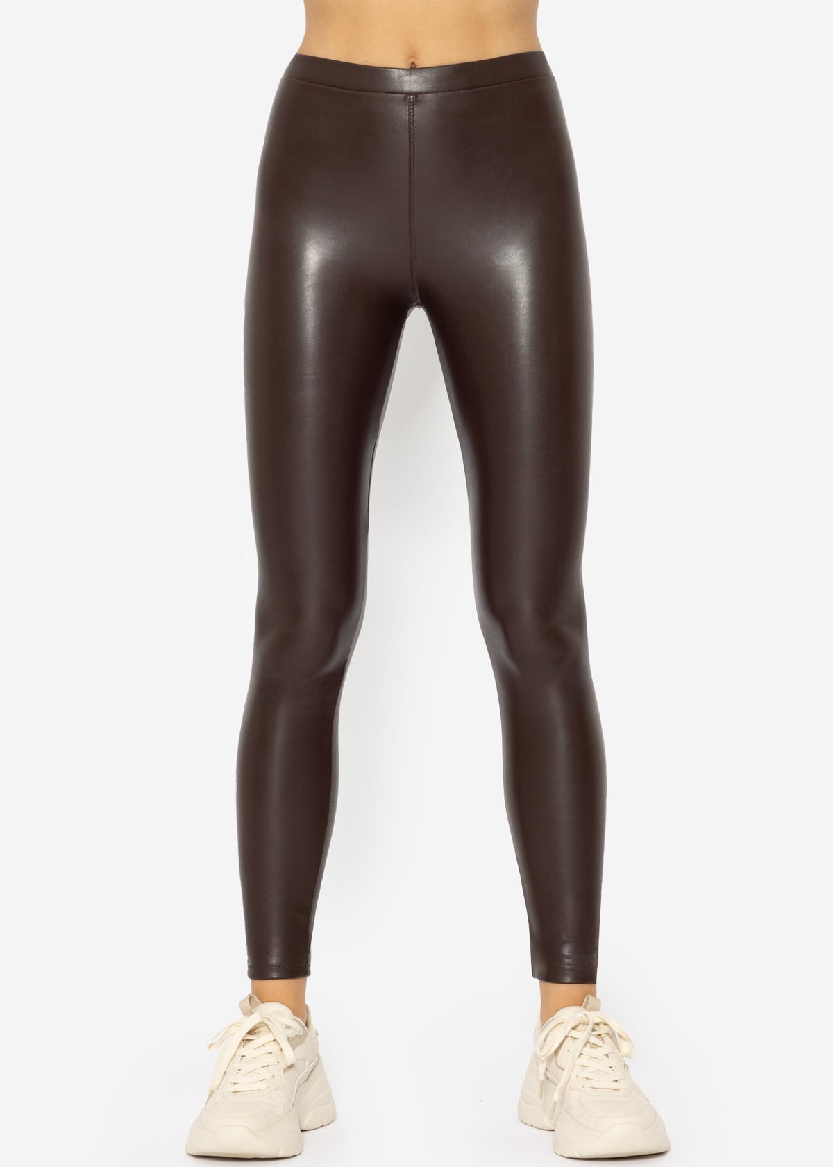 Thermo Leggings - dunkelbraun