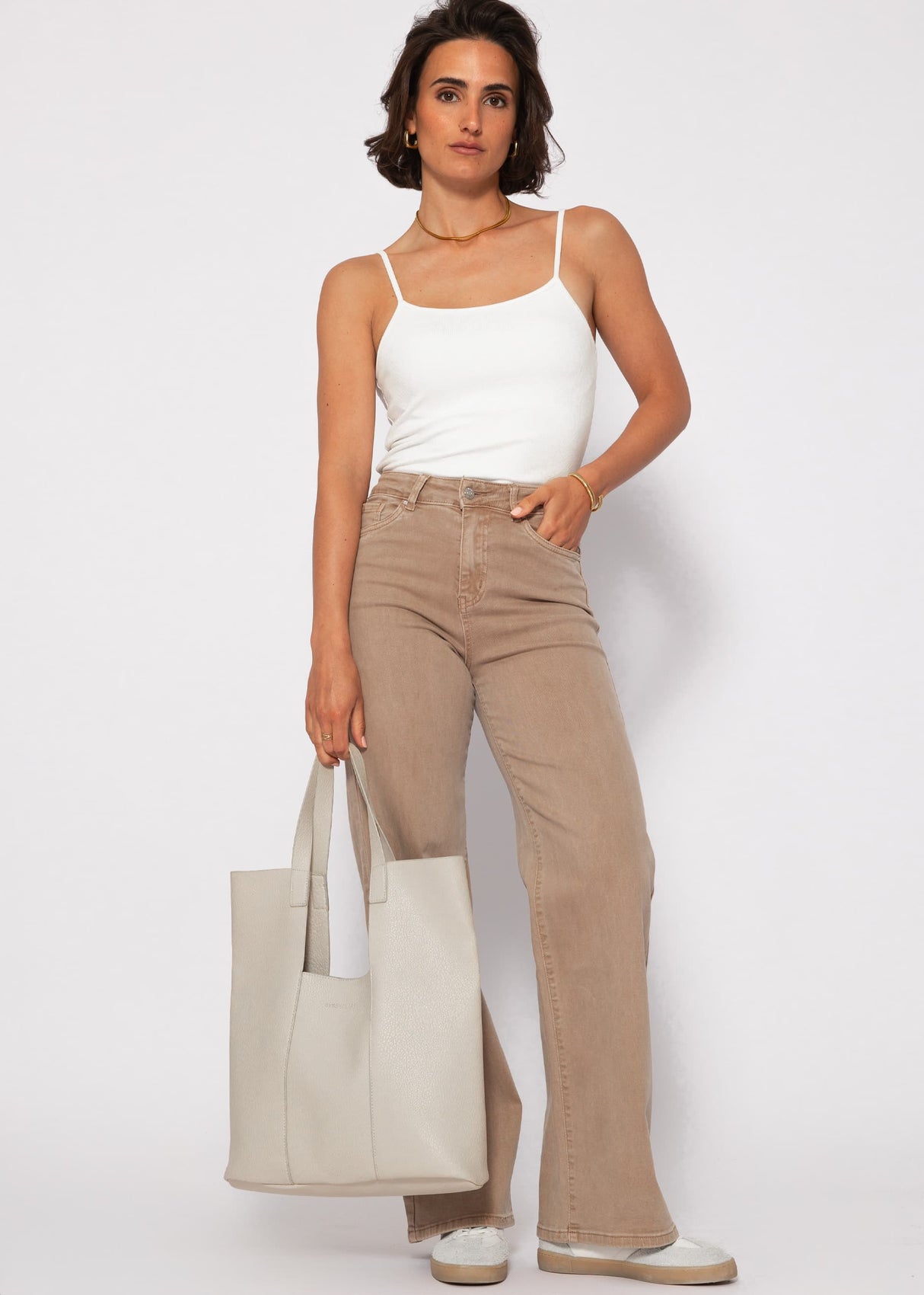 Strap top - off-white