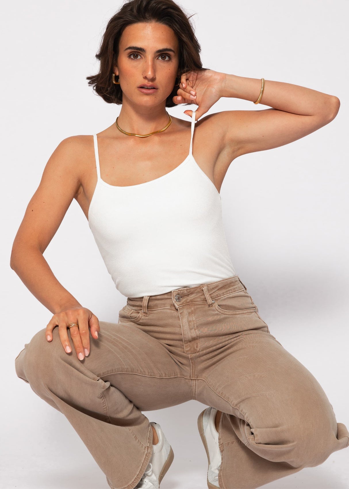 Strap top - off-white