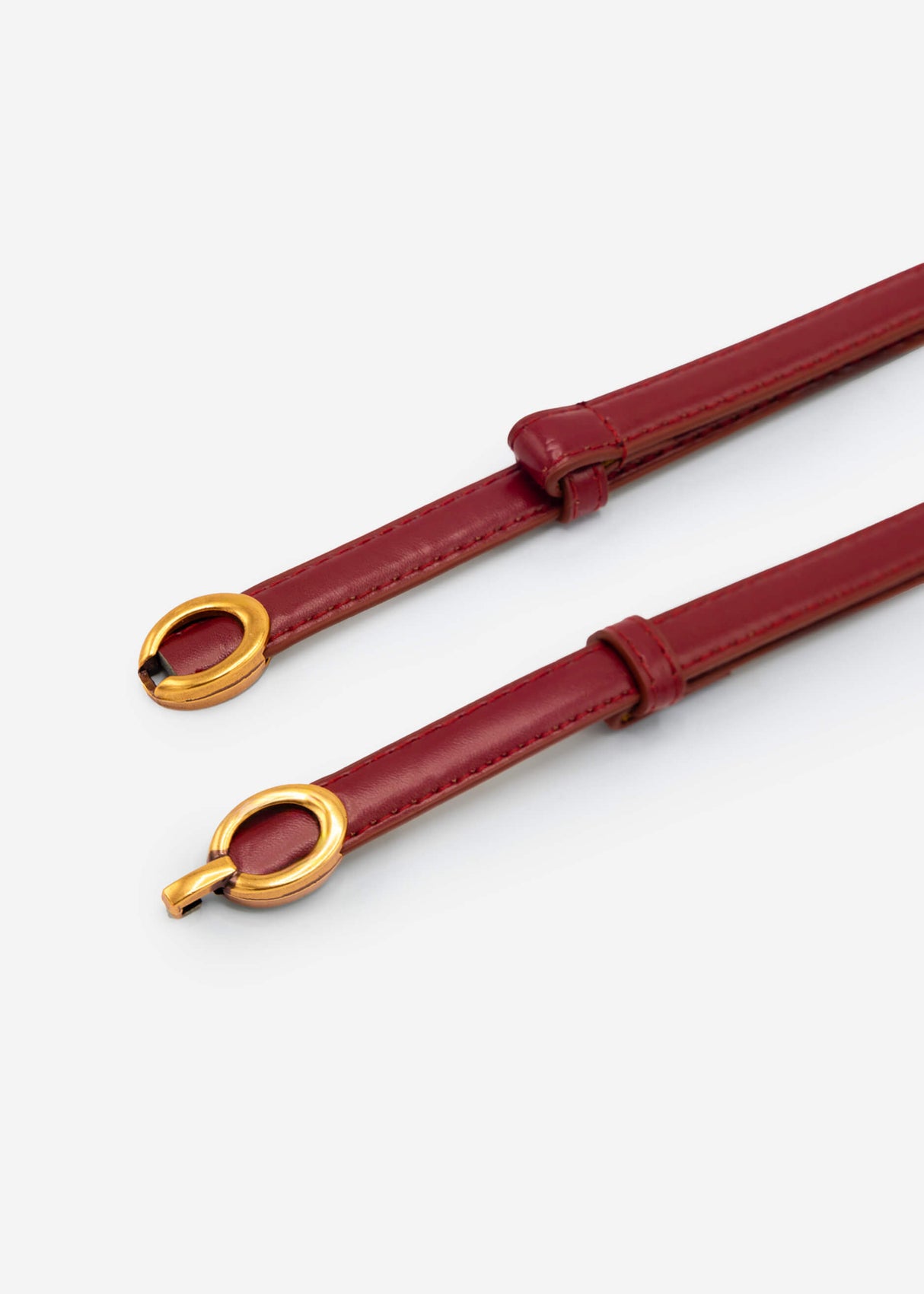 Adjustable belt - burgundy